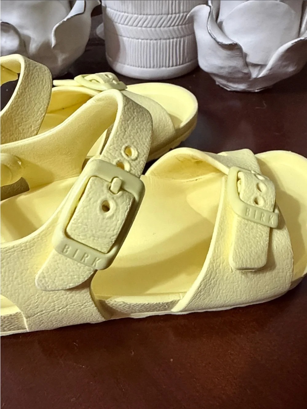 Birkenstock Size 27/9-9.5 Toddler Yellow Sandals